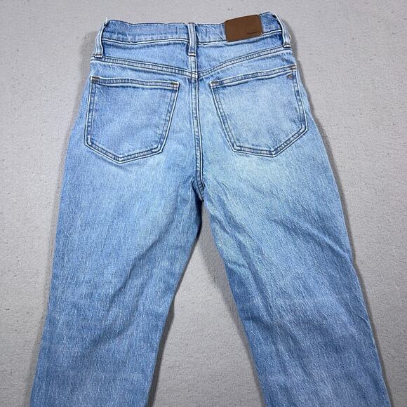 Madewell The Perfect Vintage Jean Women 26 Distressed Crop High Rise‎ Raw Hem - Picture 9 of 11